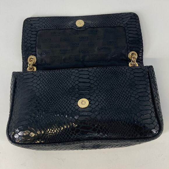 Michael Kors small black animal print womens shoulder bag - Picture 9 of 11